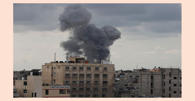 আবারও গাজায় ইসরাইলি বিমান হামলা