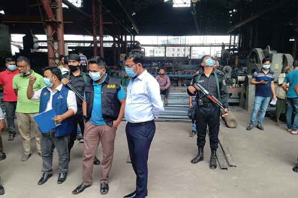 নকল স্টিল রড উৎপাদন, মজুদ ও বিক্রির দায়ে ২৫ লাখ টাকা জরিমানা
