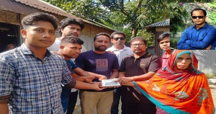 প্রতিবন্ধী মেধাবী শিক্ষার্থীর পাশে দাঁড়ালো মাহমুদুল হাসান সোহাগ