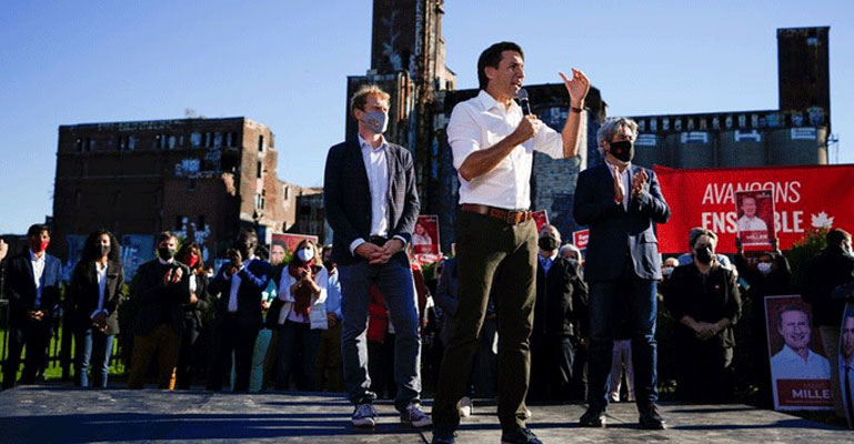 কানাডায় সরকার গঠনের পথে জাস্টিন ট্রুডো