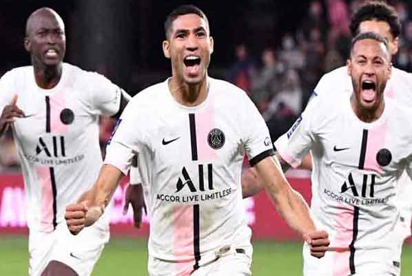 এবার পিএসজি'র জয়ের নায়ক আশরাফ হাকিমি