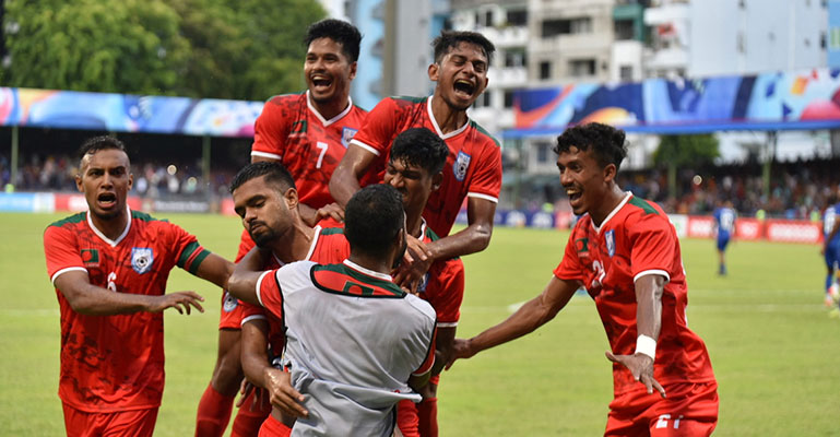 শ্রীলঙ্কাকে হারিয়ে সাফে বাংলাদেশের শুভ সূচনা