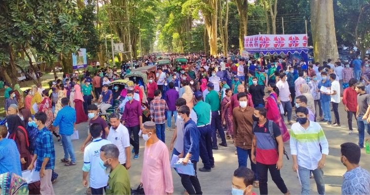 রাজশাহী বিশ্ববিদ্যালয়ে ঢাবির ‘খ’ ইউনিটের ভর্তি পরীক্ষা সম্পন্ন