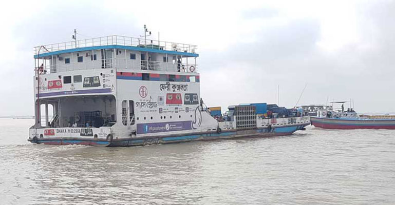 ফের শিমুলিয়া-বাংলাবাজার রুটে ফেরি চলাচল শুরু