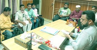 টুঙ্গিপাড়ায় সাংবাদিকদের সাথে নবাগত ওসির মতবিনিময়