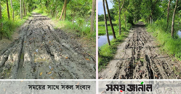 কোম্পানীগঞ্জে রাস্তার এ কেমন বেহাল দশা!