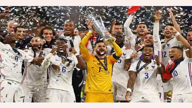 উয়েফা নেশন্স লিগ: স্পেনকে হারিয়ে চ্যাম্পিয়ন ফ্রান্স