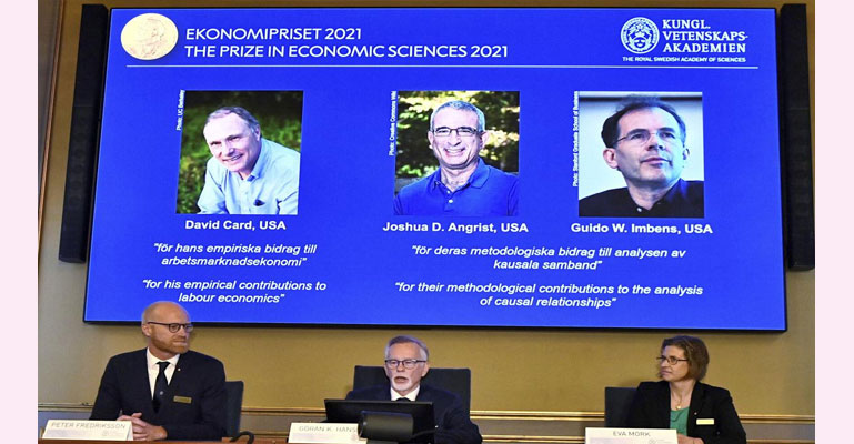 অর্থনীতির নোবেল পেলেন ৩ জন