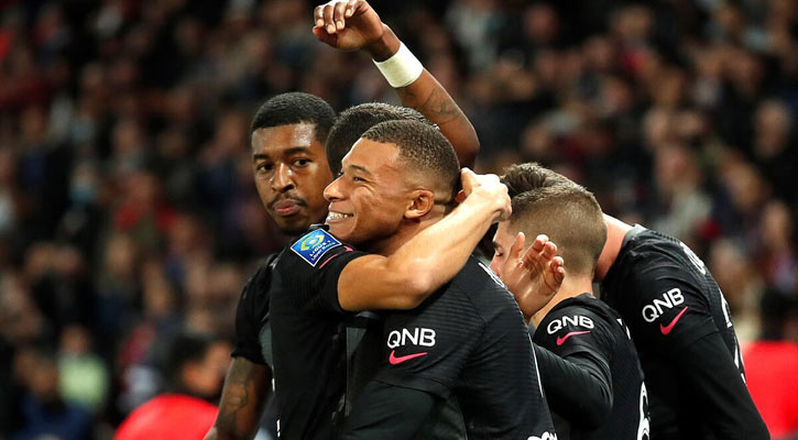 মেসি-নেইমার বিহীন পিএসজির জয়ের নায়ক এমবাপ্পে