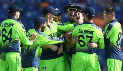 বিশ্বকাপ মিশন দারুণভাবে শুরু করলো আয়ারল্যান্ড