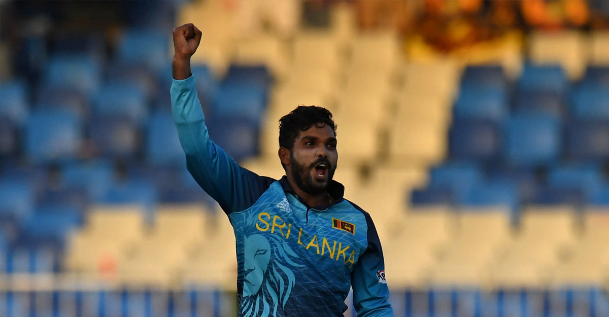 বিশ্বকাপে প্রথম হ্যাটট্রিক শ্রীলঙ্কান হাসারাঙ্গার