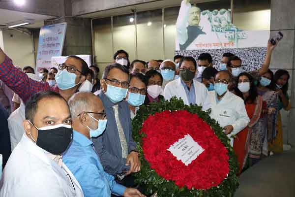 বিএসএমএমইউয়ে শোকাবহ জেলহত্যা দিবস পালিত
