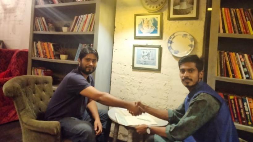 ঘাসফুল প্রকাশনীর সাথে চুক্তিবদ্ধ হলেন তরুণ লেখক রাব্বি হোসেন