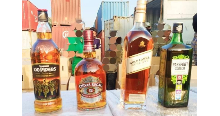 মোংলা বন্দরে ৬ কোটি টাকার বিদেশি মদ জব্দ