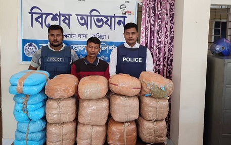 চৌদ্দগ্রামে বিপুল পরিমাণ মাদকসহ গ্রেপ্তার ২