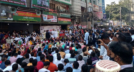 খালেদা জিয়ার মুক্তি না হওয়া পর্যন্ত রাজপথ ছাড়ব না, নতুন কর্মসূচি ঘোষণা