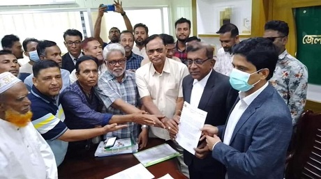 সাতক্ষীরায় জেলা বিএনপির স্মারকলিপি প্রদান