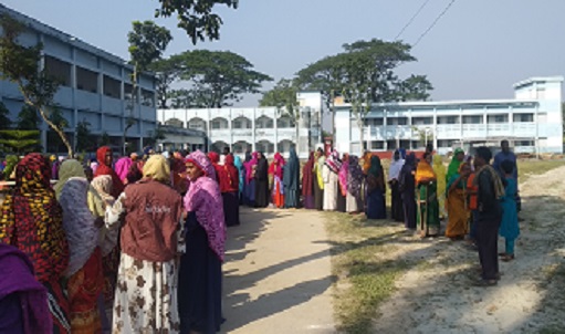 নাটোরের দুই উপজেলায় ভোটগ্রহণ চলছে