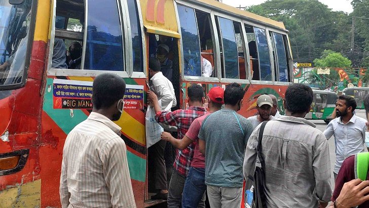 রাজধানীতে বাসের ভাড়া নিয়ন্ত্রণে কাজ করছে ৯ টিম