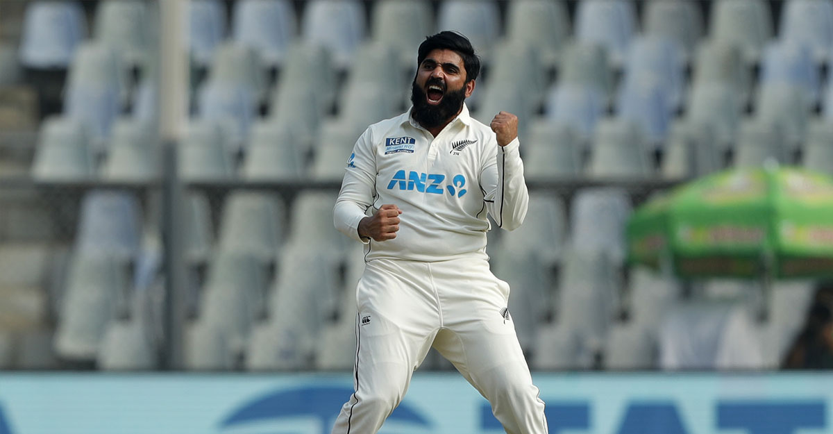 ভারতের সবগুলো উইকেট নিয়ে বিরল অর্জন এজাজের