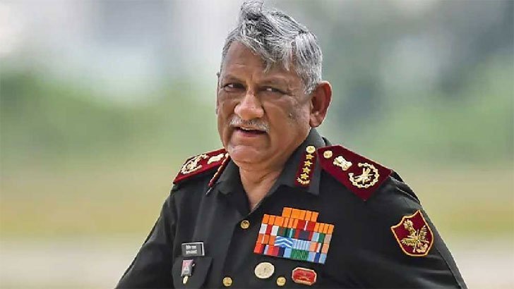 হেলিকপ্টার দুর্ঘটনায় মারা গেলেন ভারতের প্রতিরক্ষা প্রধানও