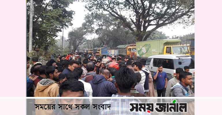 ঠাকুগাঁওয়ে ট্রাকের চাকায় পিষ্ট হয়ে নিহত ১