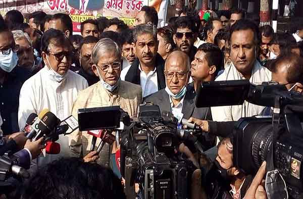 জনগণ আবার মুক্তিযুদ্ধের চেতনায় জেগে উঠবে : মির্জা ফখরুল