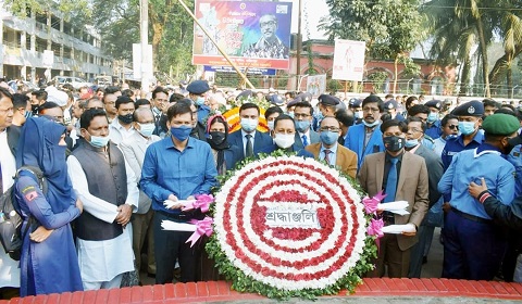 ফরিদপুরে শহীদ বুদ্ধিজীবী দিবস পালিত