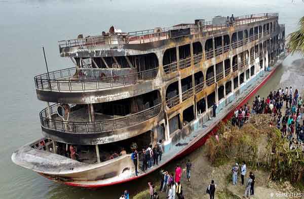 লঞ্চে অগ্নিকান্ডের ঘটনাটি কোন ভাবেই নিছক দুর্ঘটনা নয়