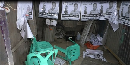 সোনাইমুড়ীতে স্বতন্ত্র চেয়ারম্যান প্রার্থীর নির্বাচনী অফিসে হামলা-ভাংচুরের অভিযোগ, আহত ৫