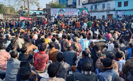 বেগম খালেদা জিয়ার মুক্তির দাবীতে মেহেরপুরে বিএনপি’র সমাবেশ