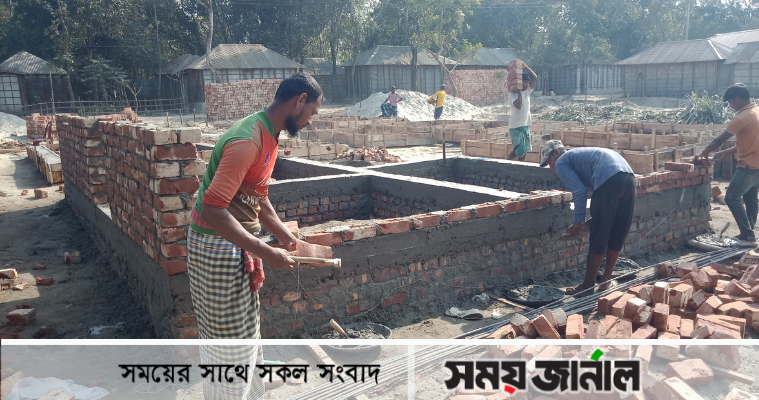 নীলফামারীতে আশ্রয়ণ-২ প্রকল্পের ঘর নির্মাণে অনিয়ম