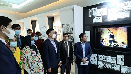 ময়মনসিংহে দুর্লভ ছবি ও ভিডিও চিত্র সম্বলিত বঙ্গবন্ধু গ্যালারী উদ্বোধন