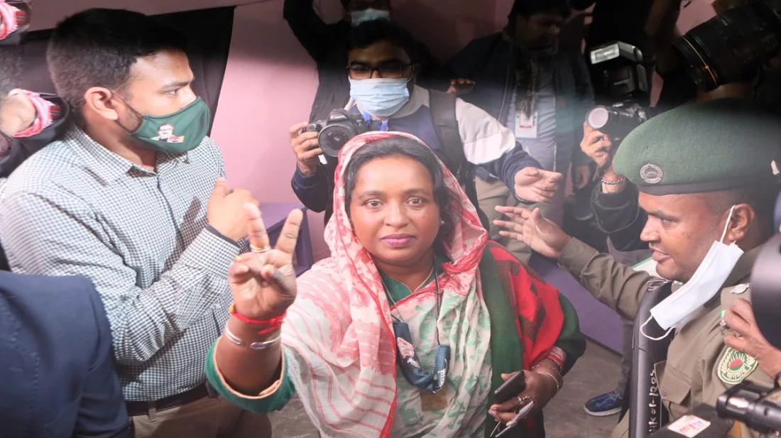 নারায়ণগঞ্জে আইভীর হ্যাটট্রিক