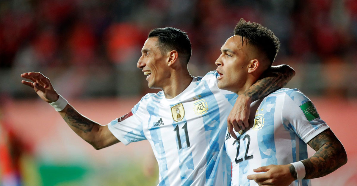 মেসিহীন আর্জেন্টিনাকে জেতালেন ডি মারিয়া-মার্টিনেজ