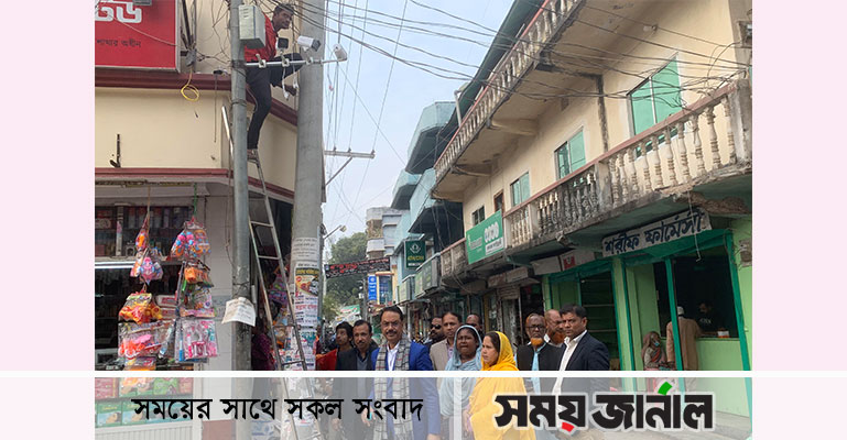 বোয়ালমারী পৌরসভায় বসানো হচ্ছে সিসি ক্যামেরা
