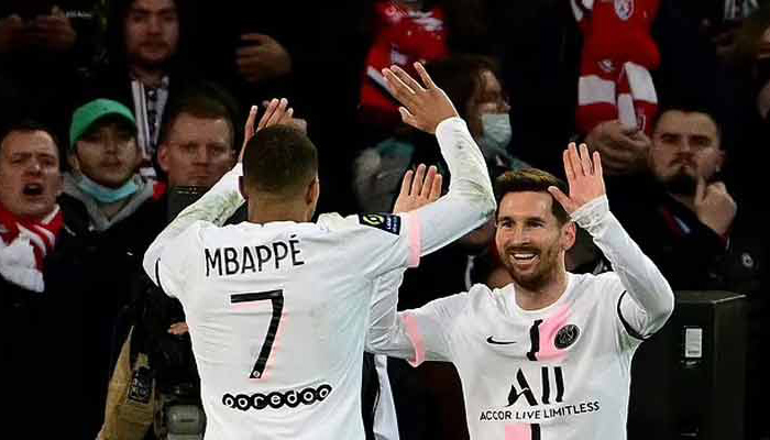মেসি-এমবাপ্পের গোলে পিএসজির বড় জয়