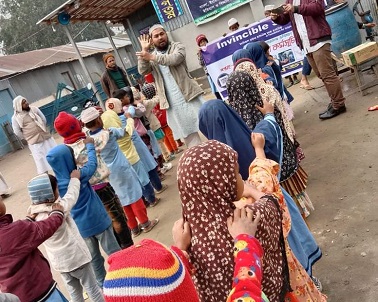 ইনভিন্সিবল স্মাইল” সহযোগিতায় সুপ্রভাতের হাত ধোঁয়া কর্মসূচি