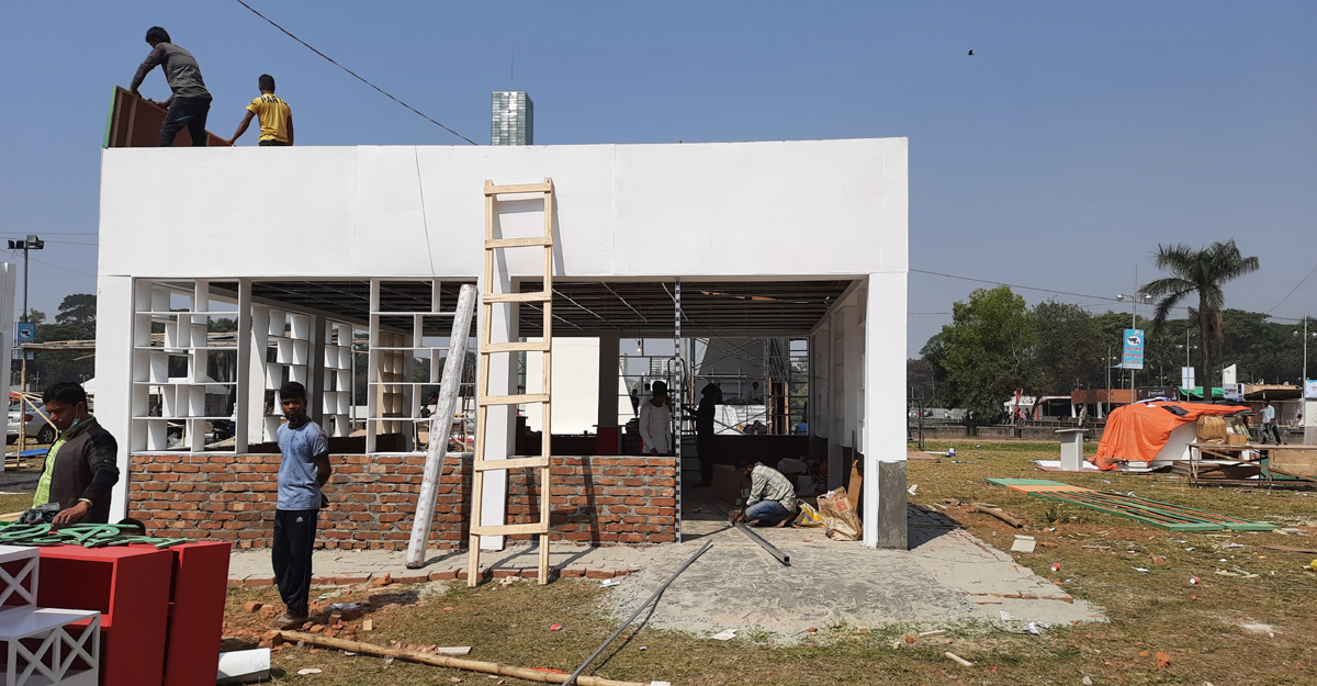 অগোছালো রেখে বইমেলা শুরু হচ্ছে আজ