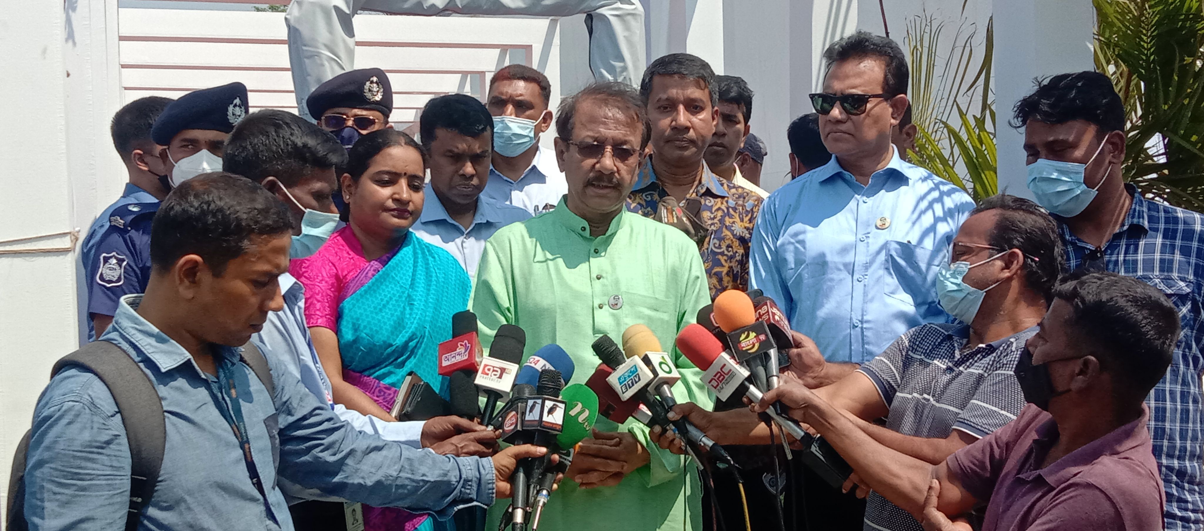 টুঙ্গিপাড়ায় মুজিববর্ষের সমাপনী অনুষ্ঠান নিয়ে সংবাদ সম্মেলন