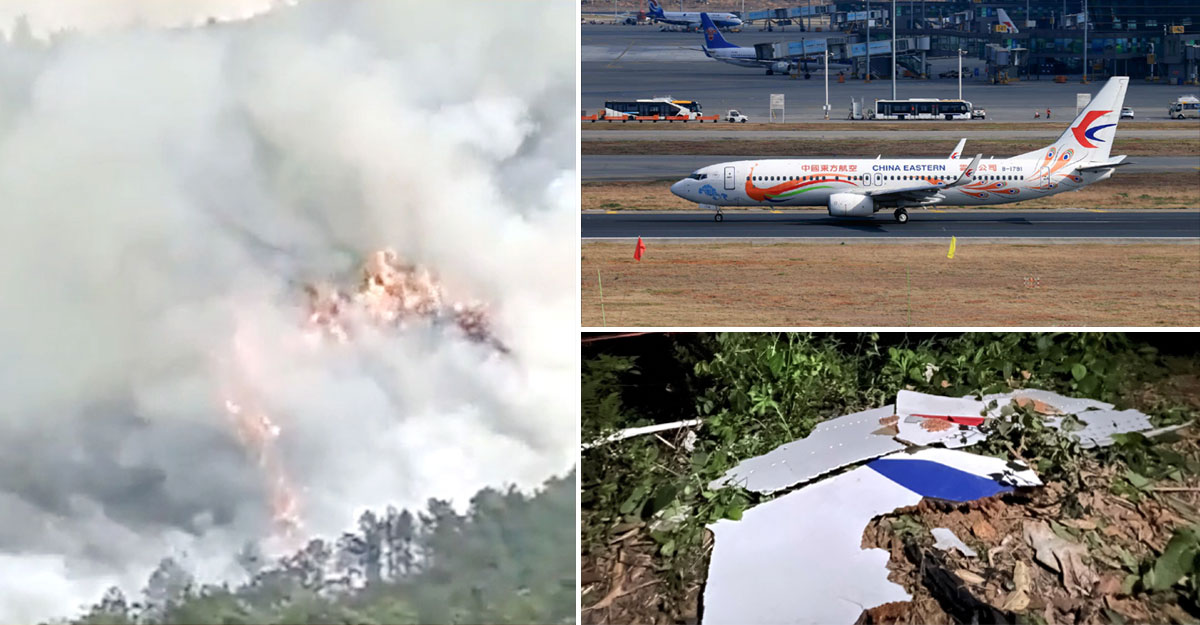 বিধ্বস্ত হওয়ার আগে শব্দের গতিতে চলছিল চীনের সেই বিমান