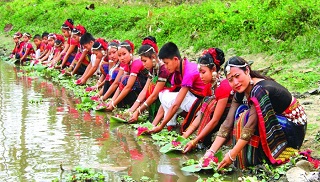 বান্দরবানে বিজু উৎসব শুরু
