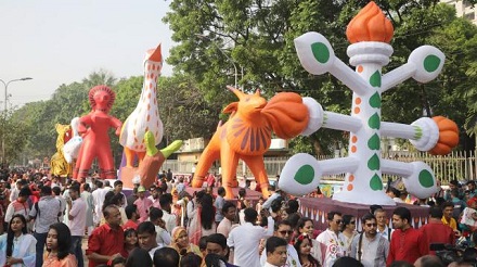 নানা আয়োজনে চলছে বর্ষবরণ