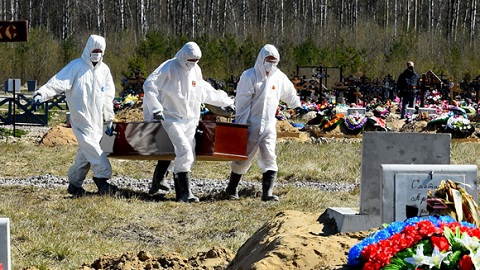 করোনায় একদিনে ২২৯৭ জনের মৃত্যু, শনাক্ত প্রায় ৬ লাখ