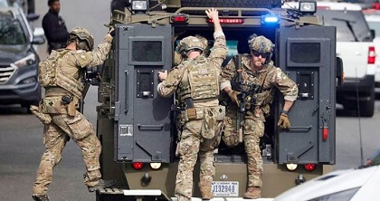 ওয়াশিংটনে বন্দুক হামলায় আহত ৪, হামলাকারী নিহত