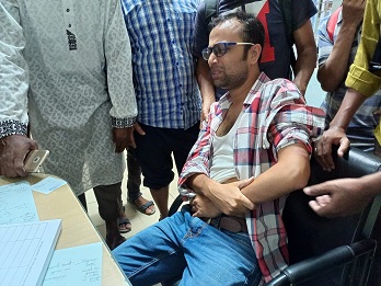 সিলেটে সাংবাদিকের উপর হামলা