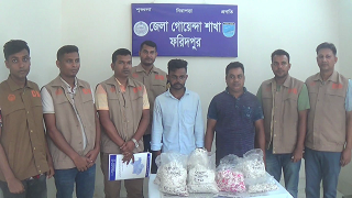 ফরিদপুরে ৪২ কেজি রুপা উদ্ধার, আটক দুই