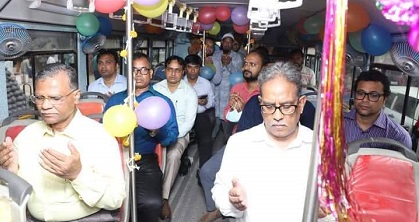 চক্রাকার বাস সার্ভিস চালু করলো জবি