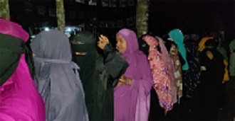 সেনবাগে রাতে ভোট দিল শতাধিক নারী ভোটার