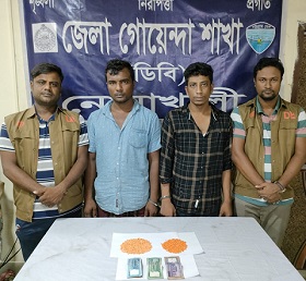 ১হাজার পিস ইয়াবাসহ ২ মাদক কারবারি গ্রেপ্তার